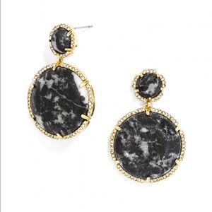 NWT baublebar Olympia drop marble earrings